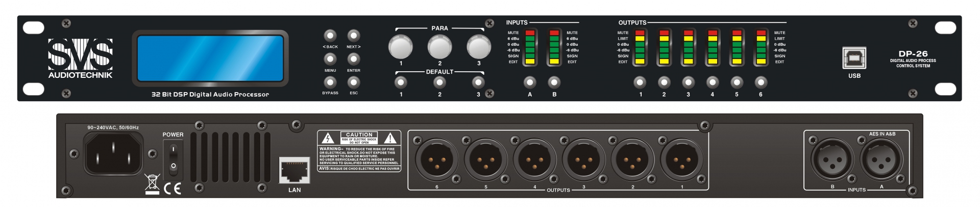 SVS Audiotechnik DP-26 Цифровой процессор: 2 входа 6 выходов в Королеве