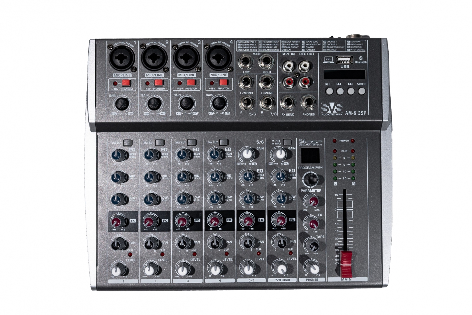 SVS Audiotechnik mixers AM-8 DSP Микшерный пульт аналоговый, 8-канальный в Королеве