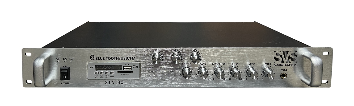 SVS Audiotechnik STA-80 Микшер-усилитель для систем Public Address в Королеве
